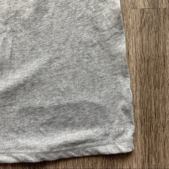 Nike Dri Fit Run Tank Top Grey Bright Green XS - Picture 5 of 13